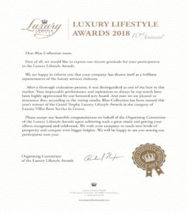 Blue_Collection_Mykonos_became_the_winner_of_the_International_Award_of_Luxury_Lifestyle_Awards_2018 _in_the_category_of_Luxury_Services_and_Villa_ rentals_in_Greece