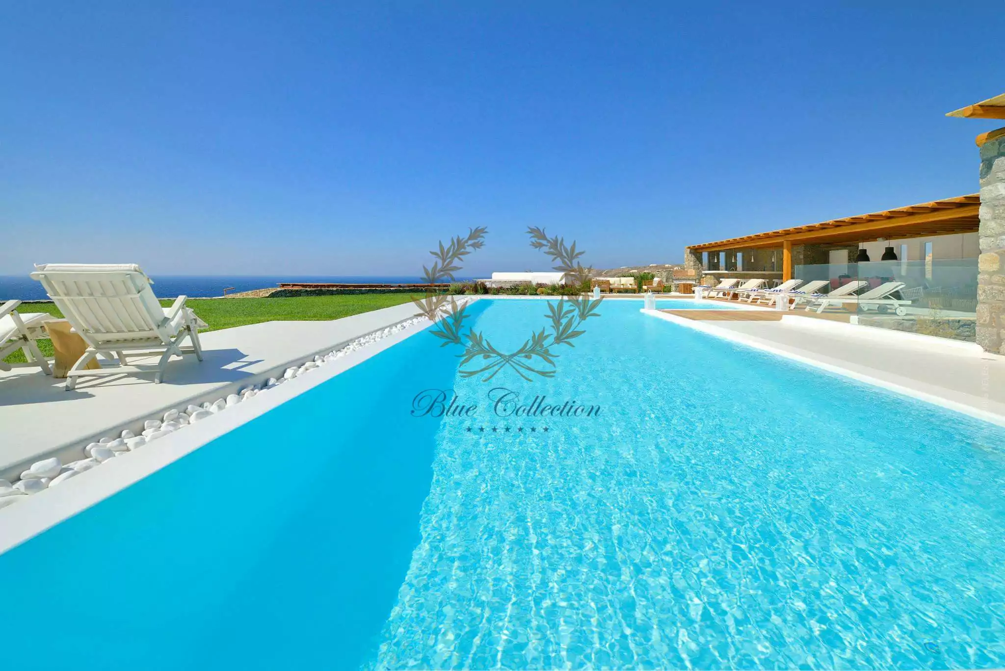 Mykonos | ELIA – Delux Villa with Private Pool & Amazing view for Rent | Sleeps 8 | 4+1 Bedrooms | 3 Bathrooms | REF: 180412105 | CODE: ELD-4