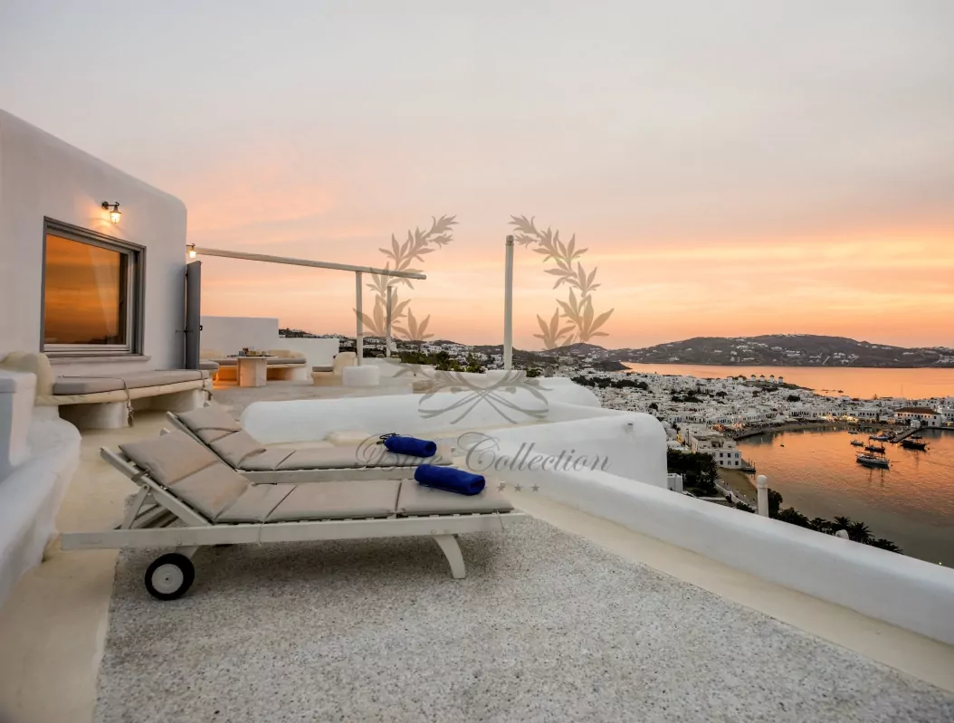 Mykonos - Greece | Exclusive Villa with Private Spa Pool & Breathtaking views for rent | Sleeps 8 | 4 Bedrooms | 5 Bathrooms | REF: 18041294 | Code: VPR
