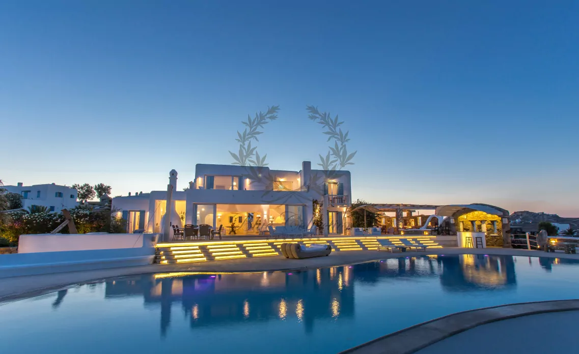 VIP Villa for Rent in Mykonos – Greece | Kalafatis | Private Pool | Sea view 