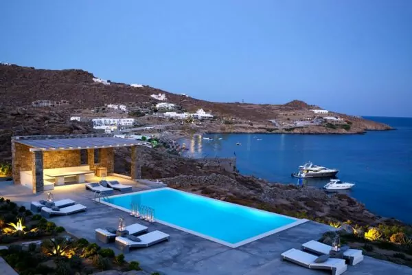 Mykonos | Paradise  – Two Presidential Villas with Private infinity Pools & Stunning views for rent | Sleeps 32 | 16 Bedrooms |16 Bathrooms| Ref : 180412102 | CODE: A-2
