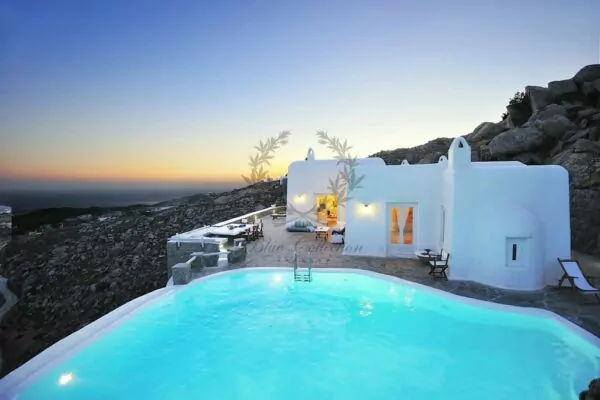 Mykonos | Chalara – Private Villa with Infinity Pool & Amazing view for sale 