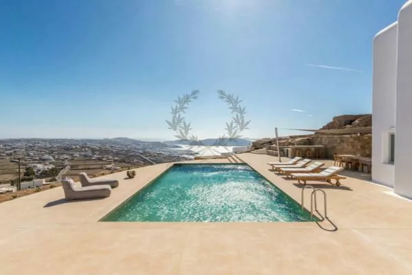 Luxury Villa for Rent in Mykonos – Greece | Agia Sofia | 2 x Private Pools | Mykonos view 