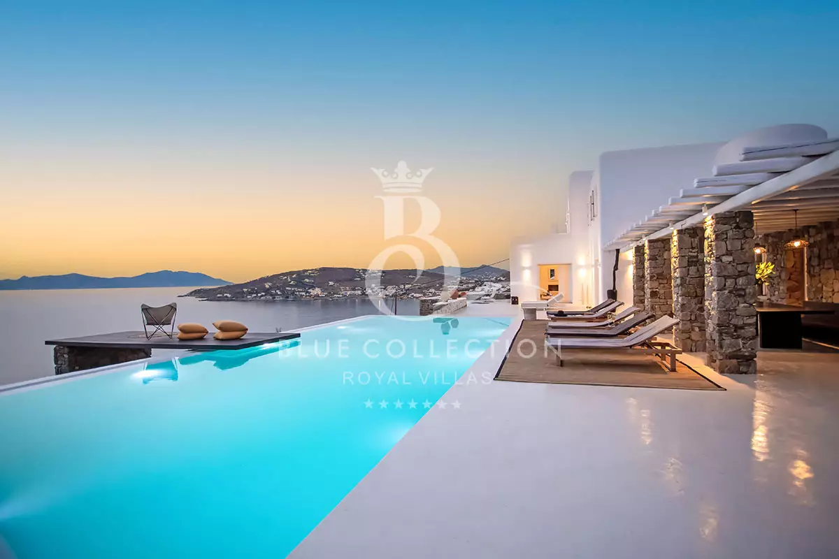 Presidential Villa for Rent in Mykonos - Aleomandra | Private Infinity Pool | Sunset view | ALS-1
