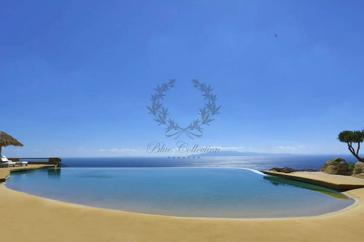Royal Villa for Rent in Mykonos – Greece | Kounoupas | 2 x Private Pools | Breathtaking views | Sleeps 16 | 8 Bedrooms | 8 Bathrooms | REF: 180412155 | CODE: KPR