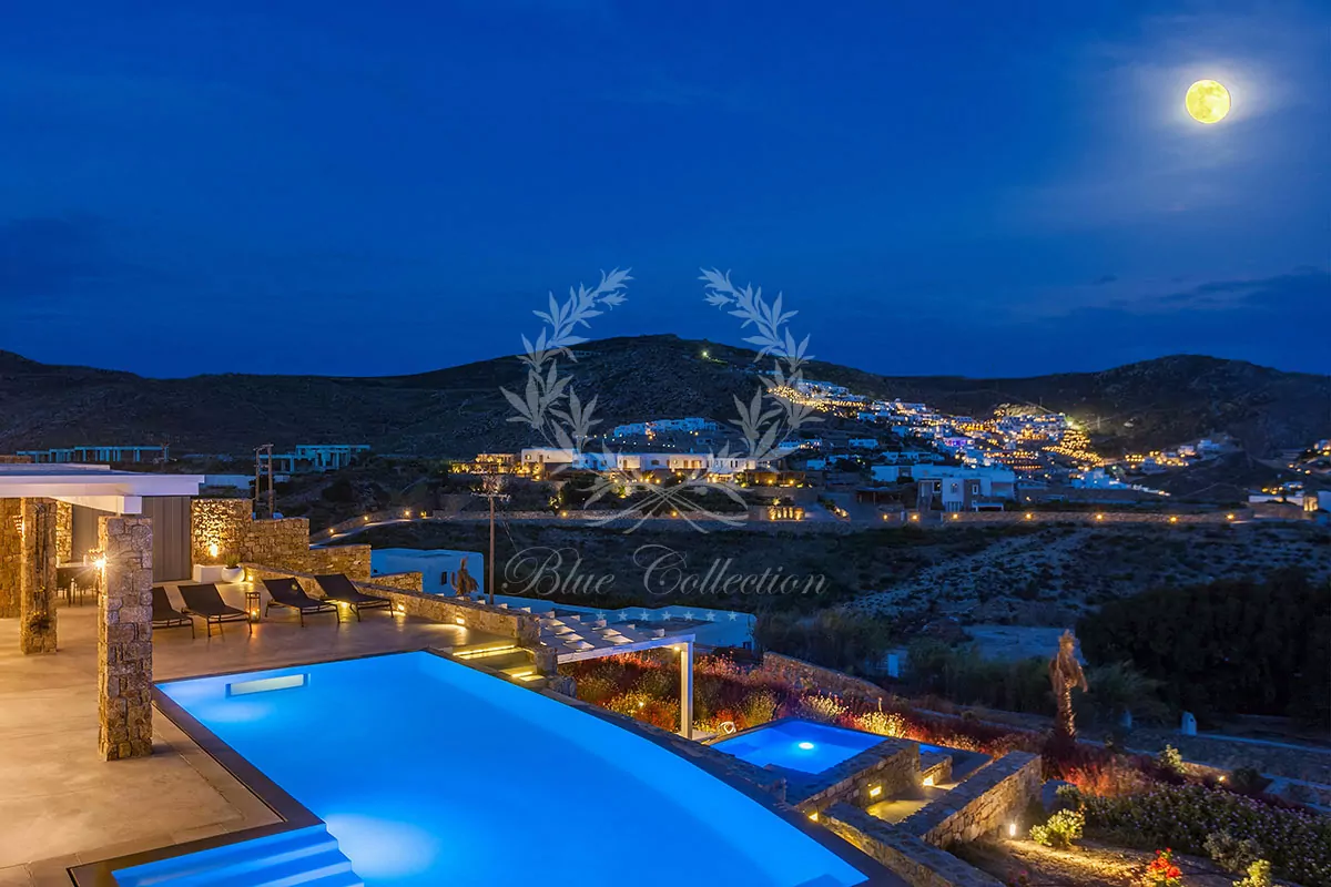 Private Villa for Rent in Mykonos – Greece | Elia | Private Infinity Pool | Sea & Sunrise view | Sleeps 14 | 7 Bedrooms | 7 Bathrooms | REF: 180412166 | CODE: ELS-2