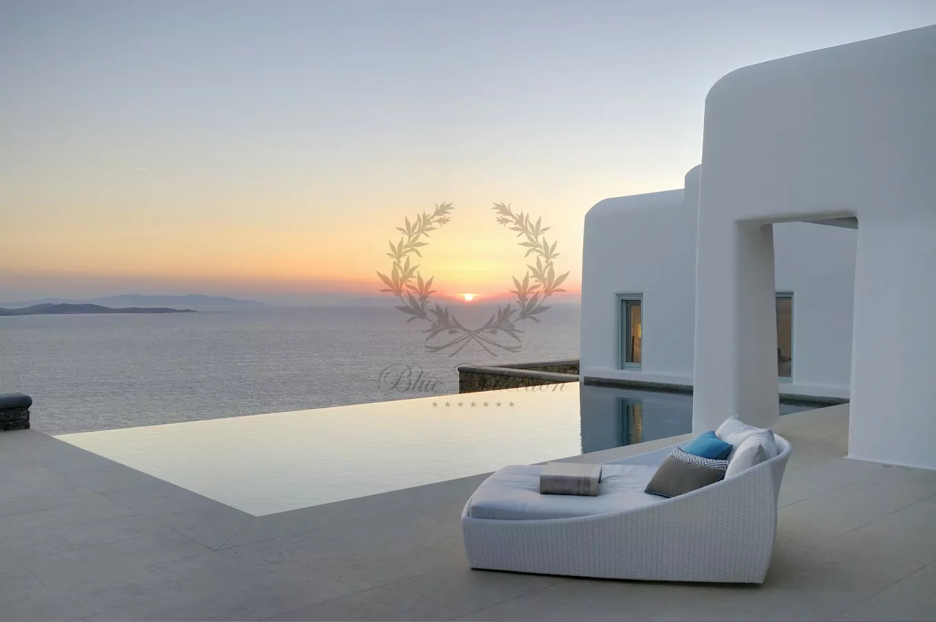 Superior Villa for Rent in Mykonos  Greece | Pouli | Private Pool | Amazing Sunset and Sea views | Sleeps 18 | 9 Bedrooms | 9 Bathrooms | REF: 180412169 | CODE: PLV-2