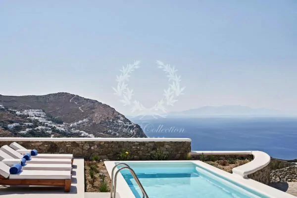 Luxury Villa for Rent in Mykonos – Greece | Elia | Private Pool | Sea, Sunrise & Sunset Views | Sleeps 4 | 2 Bedrooms | 2 Bathrooms | REF: 180412312 | CODE: ELD-9
