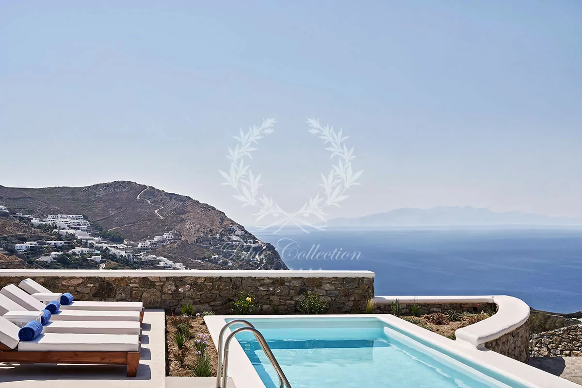 Luxury Villa for Rent in Mykonos - Greece | Elia | Private Pool | Sea, Sunrise & Sunset Views | Sleeps 4 | 2 Bedrooms | 2 Bathrooms | REF: 180412312 | CODE: ELD-9