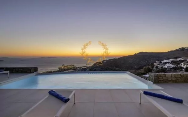Private Villa in Mykonos for Rent | Greece| Tourlos | Private Pool | Mykonos & Sea  views | Sleeps 8 | 4 Bedrooms | 4 Bathrooms | REF:  180412174 | CODE: BGM-13