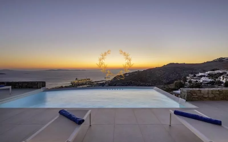 Private Villa in Mykonos for Rent | Greece | Tourlos | Private Pool | Mykonos & Sea views | Sleeps 8 | 4 Bedrooms | 4 Bathrooms | REF: 180412174 | CODE: BGM-13