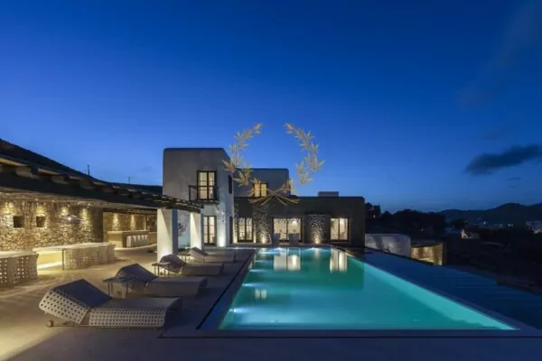 Private Villa for Rent in Mykonos Greece | Kalafatis | Private Pool | Sea views | Sleeps 12 | 6 Bedrooms | 6 Bathrooms | REF: 180412168 | CODE: KFS-1