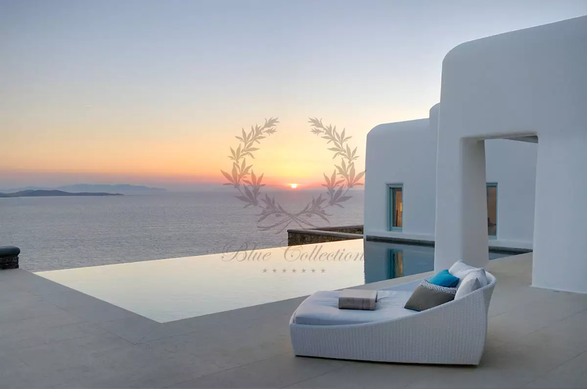 Superior Villa for Rent in Mykonos - Pouli | Private Infinity Pool | Sunset and Sea Views | PLV-2