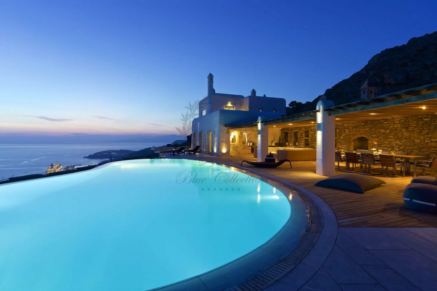 Presidential Villa for Rent in Mykonos Greece | Agia Sofia | Private Heated Pool | Mykonos view | Sleeps 20 | 10 Bedrooms | 10 Bathrooms | REF: 180412179 | CODE: ASF-1