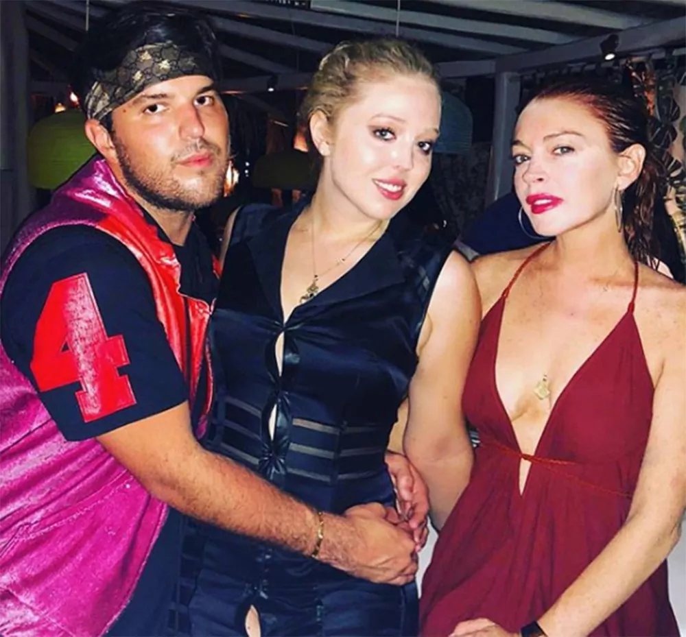 Tiffany Trump wears black one-piece swimsuit in Mykonos days after partying with Lindsay Lohan on weeks-long European holiday