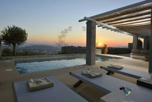 Private Villa for Rent in Mykonos | Private Pool | Mykonos Town & Sea Views 