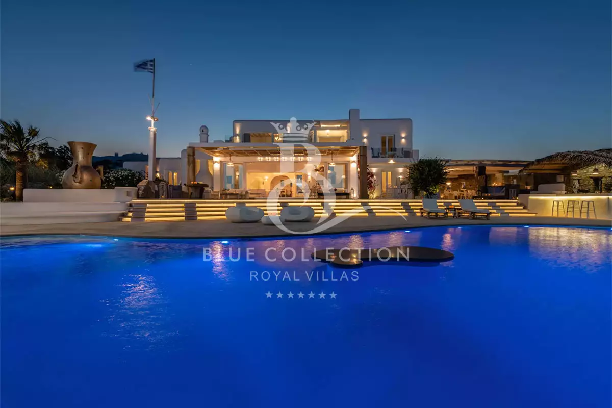VIP Villa for Rent in Mykonos – Kalafatis | Private Pool | Sea view | KFA-1