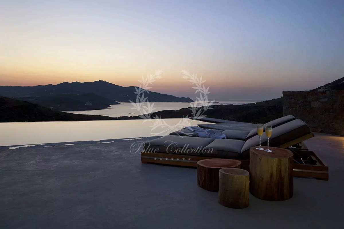 Private Villa for Rent in Mykonos Greece | Ftelia | Private Pool | Sea & Sunset View 