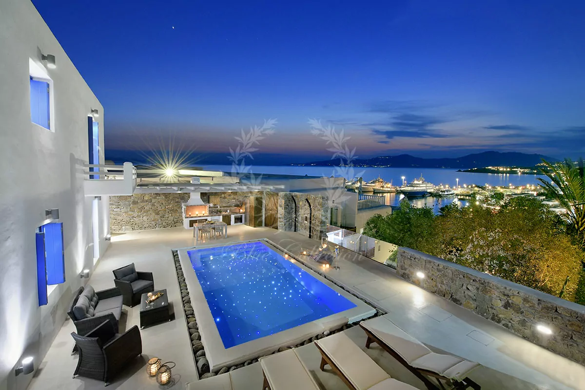 Villa for Rent in Mykonos Greece | Mykonos Town | Private Pool | Mykonos & Sea view 