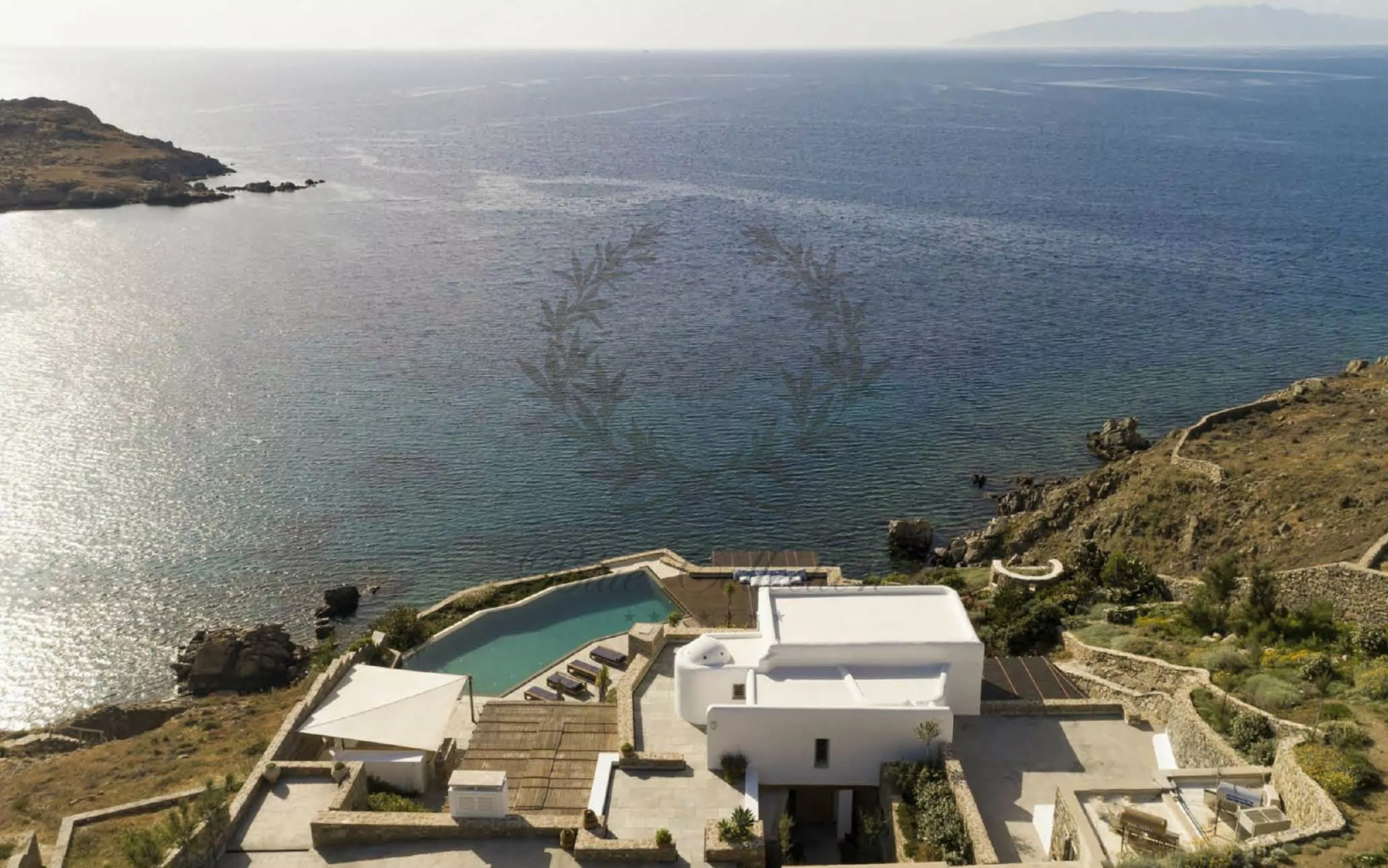 Private Villa for Rent in Mykonos Greece | Aleomandra | Private Pool & Private Beach | Sea views 