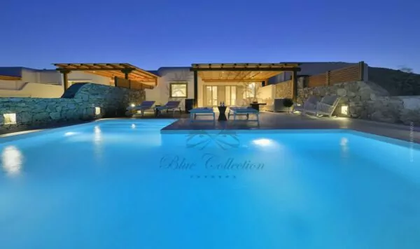 Junior Villa for Rent in Mykonos Greece | Elia Beach | Private Pool | Sea View | Sleeps 6 | 3 Bedrooms | 3+1 Bathrooms | REF:180412241 | CODE: ELD-3