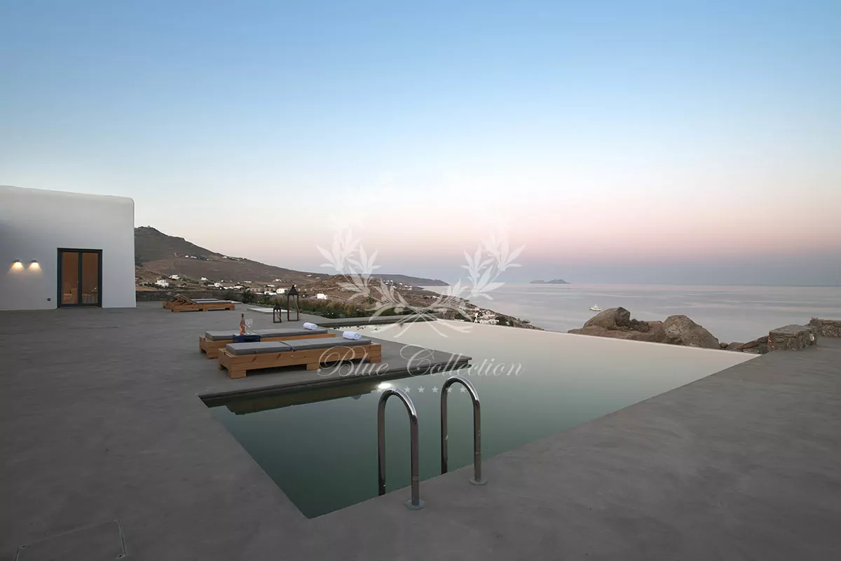 Luxury Villa for Rent in Mykonos Greece | Kalafatis | Private Pool | Sea, Sunrise View | Sleeps 8 | 4 Bedrooms | 4 Bathrooms | REF: 180412243 | CODE: KRC-7
