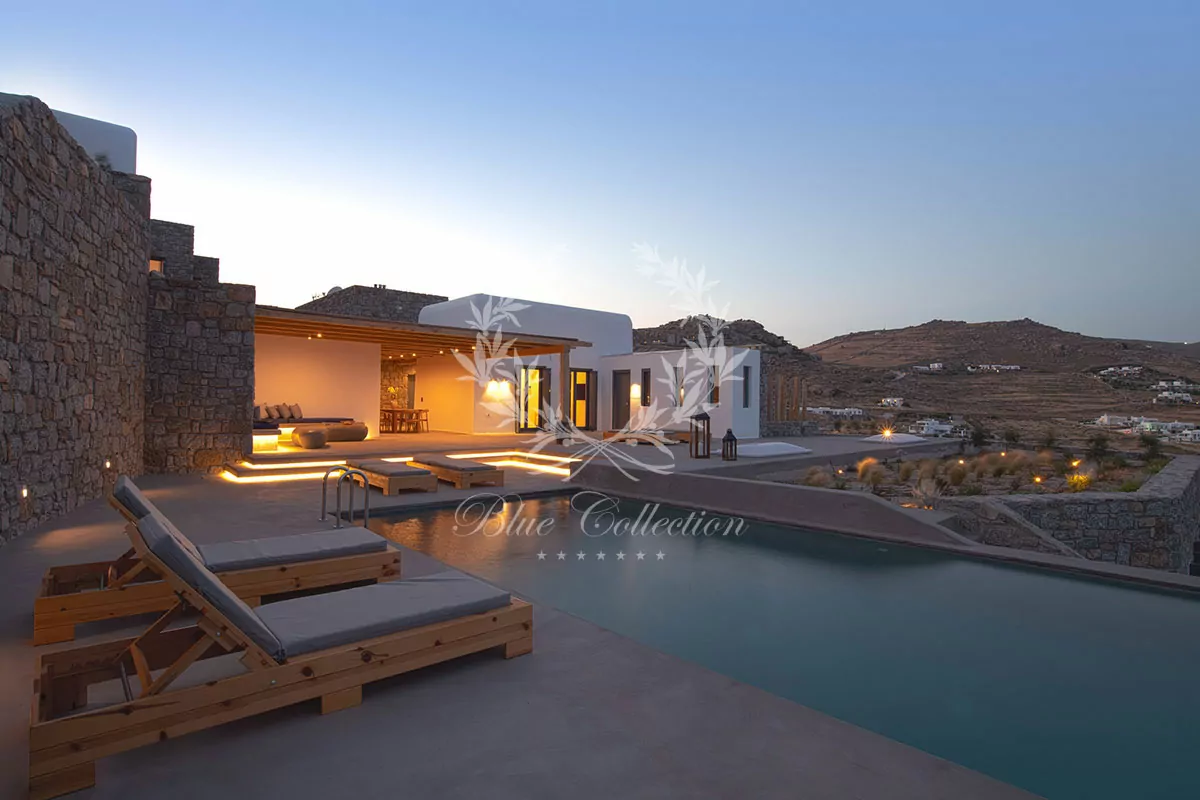 Luxury Villa for Rent in Mykonos Greece | Kalafatis | Private Pool | Sea, Sunrise View | Sleeps 8 | 4 Bedrooms | 5 Bathrooms | REF: 180412244 | CODE: KRC-8