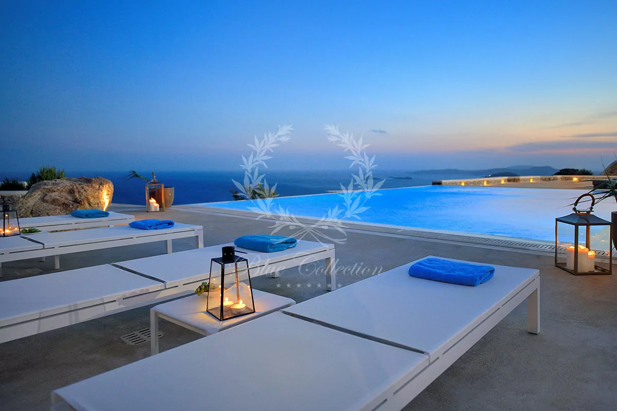 Luxury Villa for Rent in Mykonos Greece | Agios Lazaros | Private Infinity Pool | Sea & Sunset Views | Sleeps 26 | 13 Bedrooms | 13 Bathrooms | REF: 180412264 | CODE: ALV-1