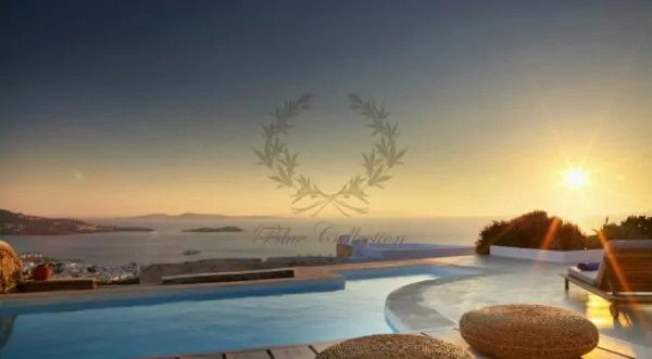 Private Villa for Rent in Mykonos – Greece | Mykonos Town | Private Pool | Mykonos, Sea & Sunset View | Sleeps 12 | 6 Bedrooms | 6 Bathrooms | REF: 180412284 | CODE: MTL-4