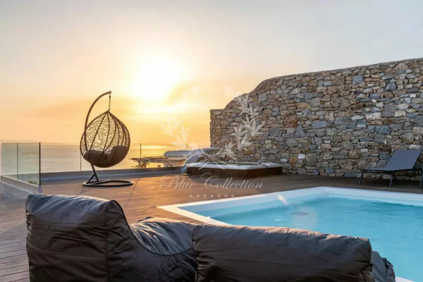 Elegant Villa for Rent in Mykonos – Greece | Mykonos Town | Private Pool | Mykonos, Sea & Sunset View | Sleeps 12 | 6 Bedrooms | 6 Bathrooms | REF: 180412282 | CODE: MTL-5