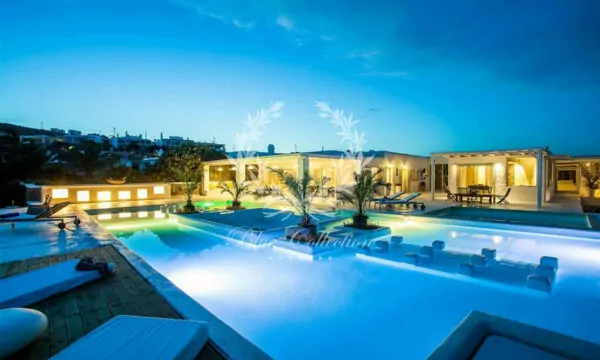 Private Villa for Rent in Mykonos – Greece | Aleomandra | Private Pool | Sea & Sunrise View | Sleeps 14 | 7 Bedrooms | 7 Bathrooms | REF: 180412278 | CODE: RVL-2