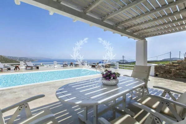 Elegant Villa for Rent in Mykonos – Greece | Kalafatis | Private Pool | Sea & Sunrise View | Sleeps 10 | 5 Bedrooms | 4 Bathrooms | REF: 180412292 | CODE: RVL-3
