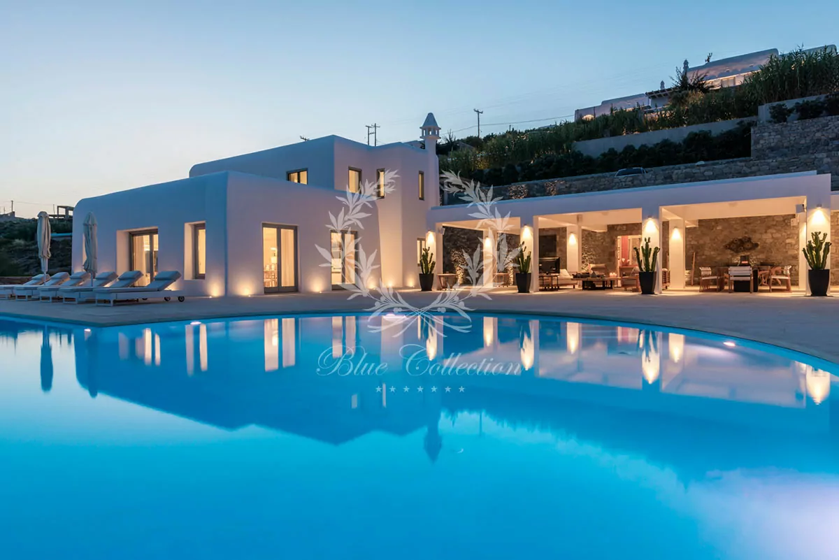 Presidential Villa for Rent in Mykonos – Greece | Aleomandra | Private Pool | Complete Privacy | Sea View | Sleeps 20 | 10 Bedrooms | 10 Bathrooms | REF: 180412307 | CODE: ALT