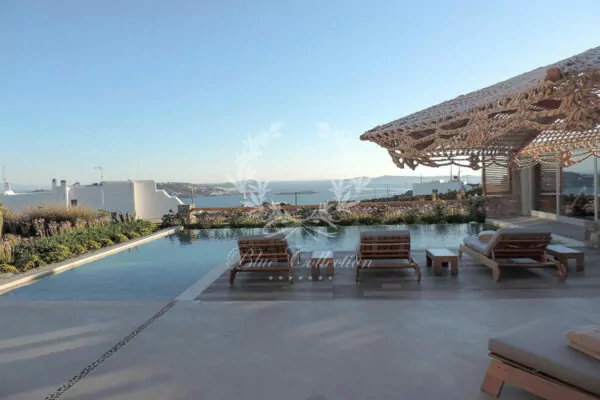 Elegant Villa for Rent in Mykonos  Greece | Agia Sofia | Private Pool | Sea & Sunset Views | Sleeps 9 | 5 Bedrooms | 4 Bathrooms | REF: 180412310 | CODE: ASM-4