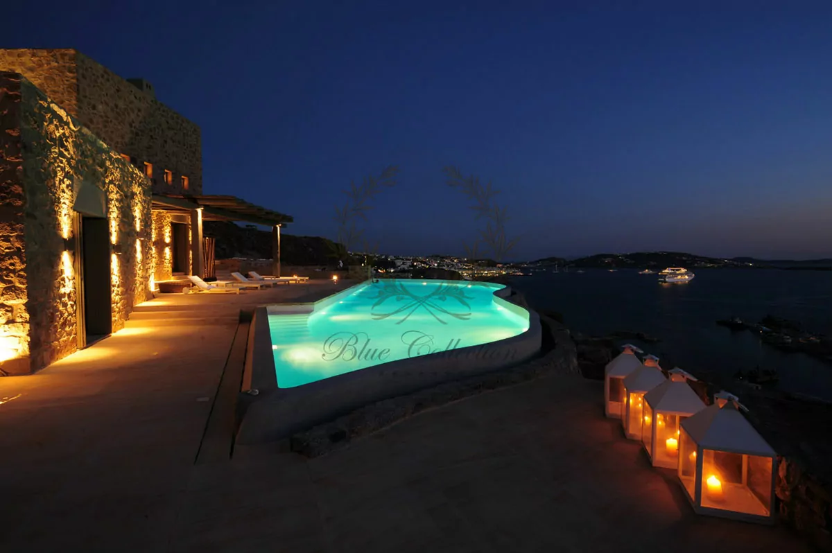 Presidential Villa for Rent in Mykonos - Greece | Agios Stefanos | Private Infinity Pool | Breathtaking Sea & Sunset Views | Sleeps 14+6 | 7+4 Bedrooms | 10 Bathrooms | REF: 180412304 | CODE: M-1