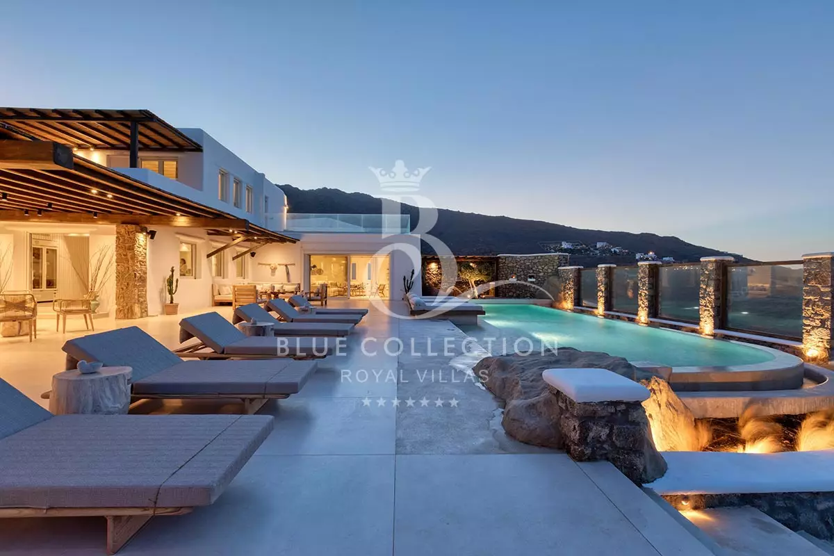 Private Villa for Rent in Mykonos – Panormos | 2 Private Pools | Sea & Sunrise View | PNR-24