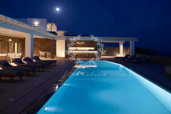 Mykonos Villas – Luxury Villa for Rent in Mykonos | Kalo Livadi | REF: 180412505 | CODE: KLV-5 | Private Infinity Pool | Sea & Sunset View | Sleeps 20 | 10 Bedrooms | 10 Bathrooms