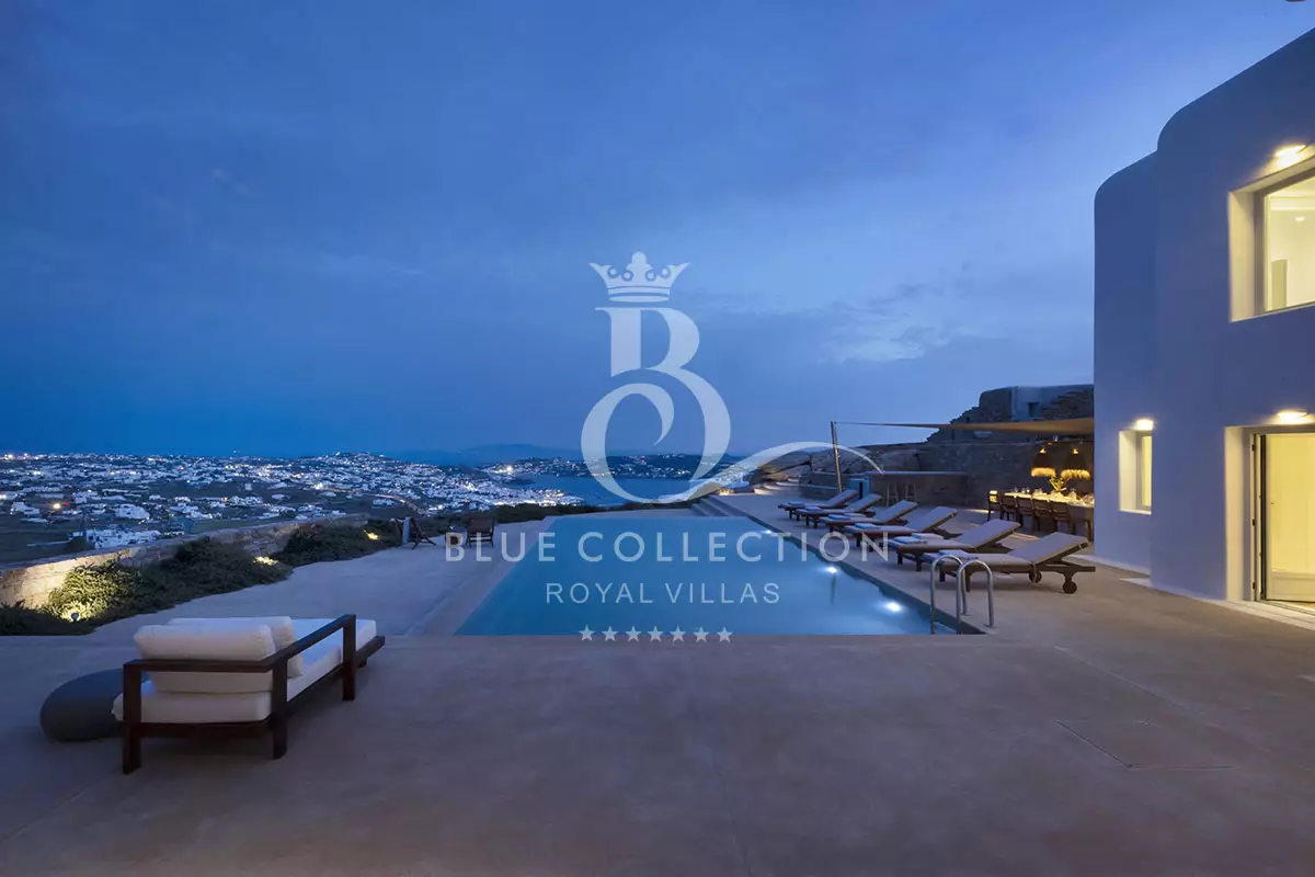 Luxury Villa for Rent in Mykonos – Agia Sofia | 2 Private Pools | Mykonos Town & Sea View | TDS-2
