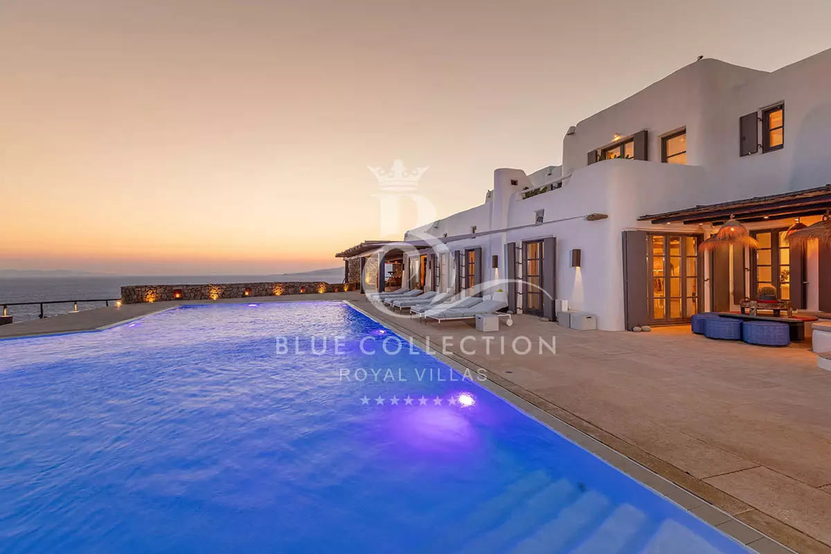 Luxury Villa for Rent in Mykonos - Choulakia | Private Infinity Pool | Sea & Sunset views | A-4