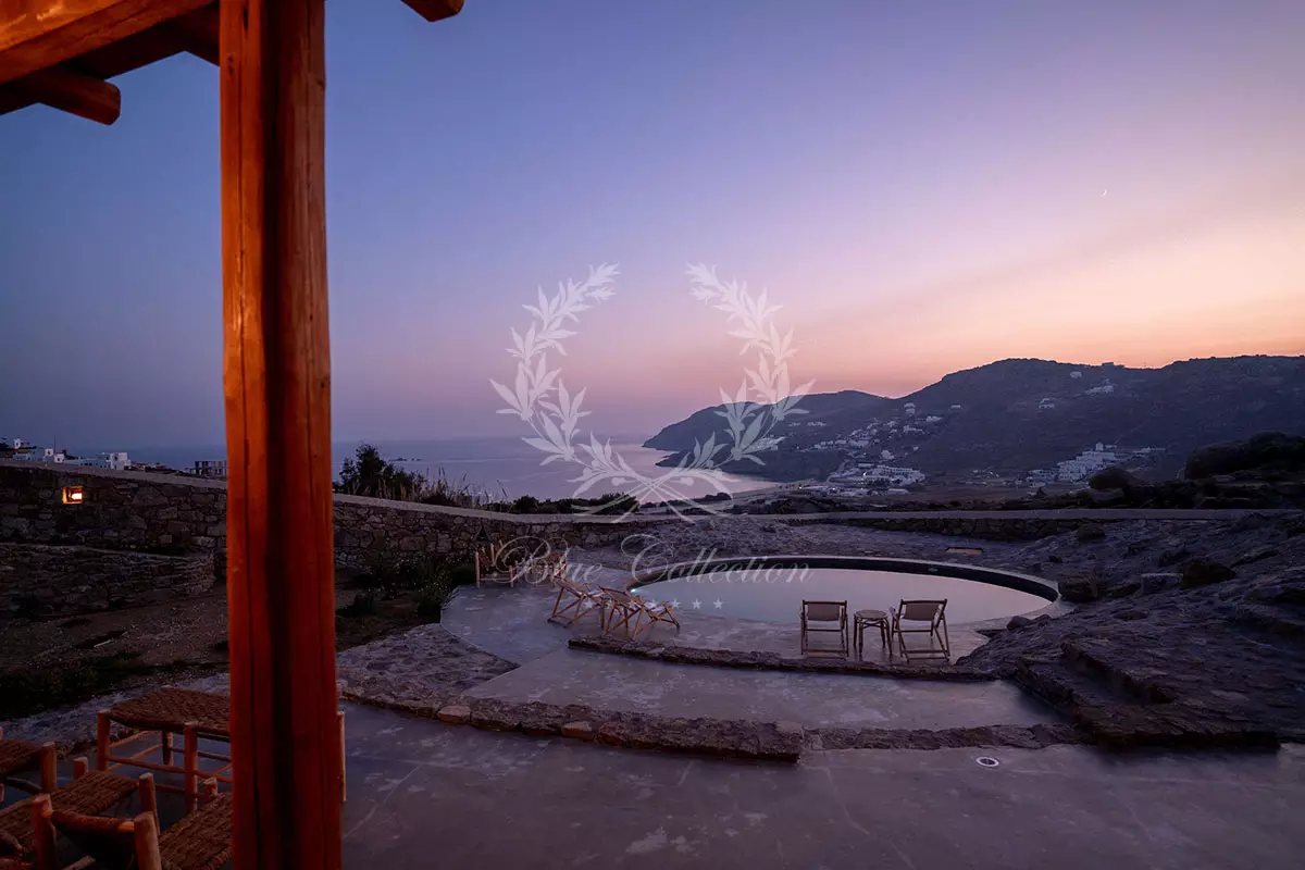 Luxury Villa for Rent in Mykonos – Kalo Livadi | 2 Private Pools | Sea & Sunrise view | KVL-1