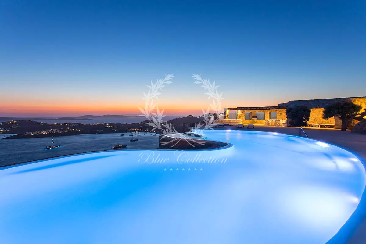 Luxury Villa for Rent in Mykonos – Agios Lazaros | Private Infinity Pool | Sea & Sunset views | ALN-4