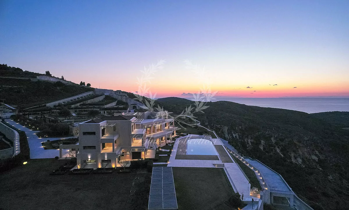 Luxury Villa for Rent in Kefalonia – Greece | Private Indoor - Outdoor Pool | Sea & Sunset View | Sleeps 42 | 21 Bedrooms | 21 Bathrooms | REF: 180412346 | CODE: KFL-1