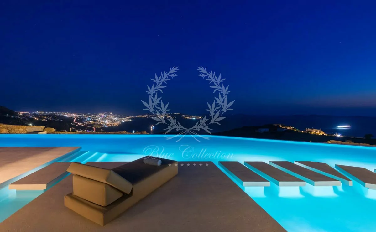 Luxury Villa for Sale in Mykonos - Greece | Agia Sofia | Private Infinity Pool | Mykonos & Sunset View | Sleeps 18 | 9 Bedrooms | 9 Bathrooms | REF: 180412368 | CODE: ASF-3