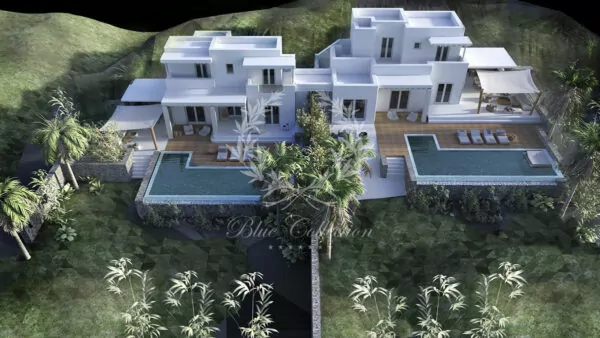 Private Villas (2) for Sale in Mykonos – Greece | Kalafatis | 2 Private Infinity Pools | Sea & Sunrise View | Sleeps 14 | 7+2 Bedrooms | 7 Bathrooms | REF: 180412361 | CODE: KDH-3