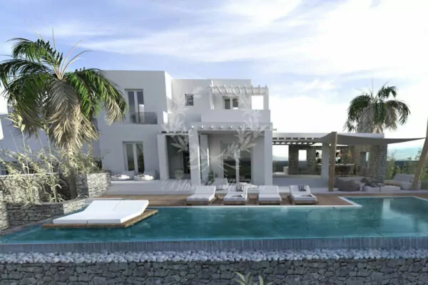 Private Villas (2) for Sale in Mykonos – Greece | Kalafatis | 2 Private Infinity Pools | Sea & Sunrise View | Sleeps 14 | 7+2 Bedrooms | 7 Bathrooms | REF: 180412362 | CODE: KDO-3