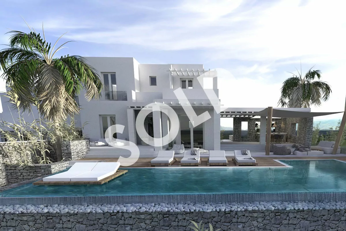 Private Villas (2) for Sale in Mykonos – Greece | Kalafatis | 2 Private Infinity Pools | Sea & Sunrise View 
