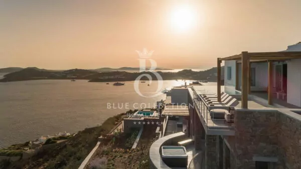 Luxury Villa for Sale in Mykonos – Greece | Agios Lazaros – Psarou | Private Infinity Pool | Sea & Sunset View 