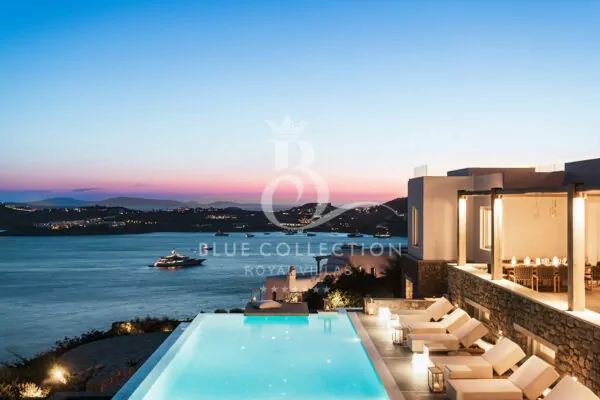 Luxury Villa for Rent in Mykonos-Greece | Agios Lazaros – Psarou Beach | Private Infinity Pool | Sea view | Sleeps 12 | 6 Bedrooms | 7 Bathrooms | REF: 180412225 | CODE: AL-4