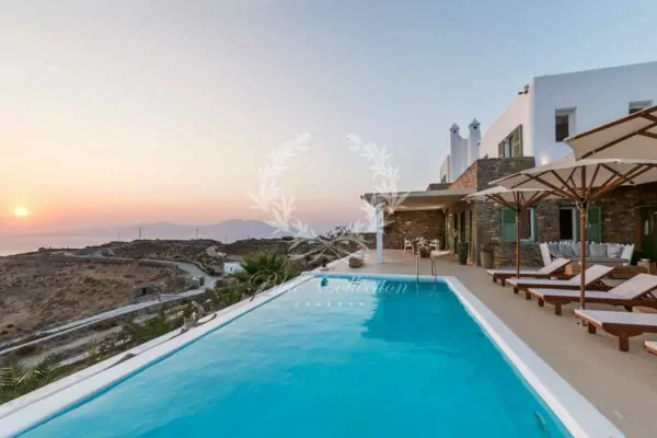 Luxury Villa for Sale in Mykonos - Greece | Kastro | Private Pool | Sea & Sunset View 