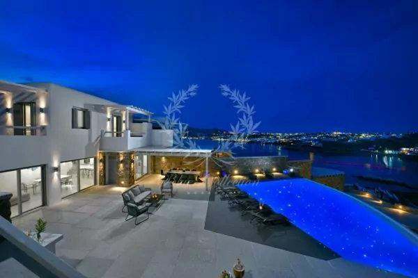 Luxury Villa for Rent in Mykonos – Greece | Kanalia | Private Infinity Pool | Sea, Sunset & Mykonos Town Views | Sleeps 10 | 5 Bedrooms | 6 Bathrooms | REF: 180412392 | CODE: GLD-8